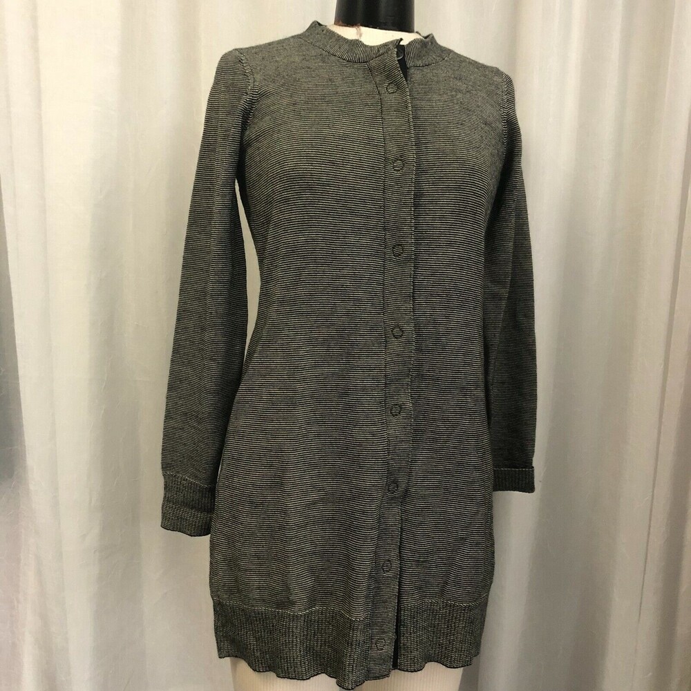 Worth Women's Cardigan Black and White Striped Size Small NWT
